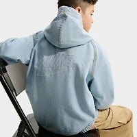 Nike Sportswear Juniors' Denim Full Zip Jacket / Light Armory Blue