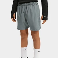 Nike Dri-Fit Juniors' Miler Shorts Smoke Grey / Reflective Silver