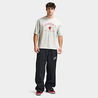Jordan Flight Essentials Men's Boxy Graphic T-Shirt Grey Heather / University red