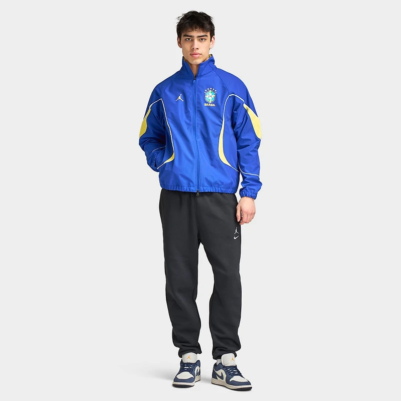 Jordan MJ Anthem Jacket P6 Old Royal / Yellow Pulse - White