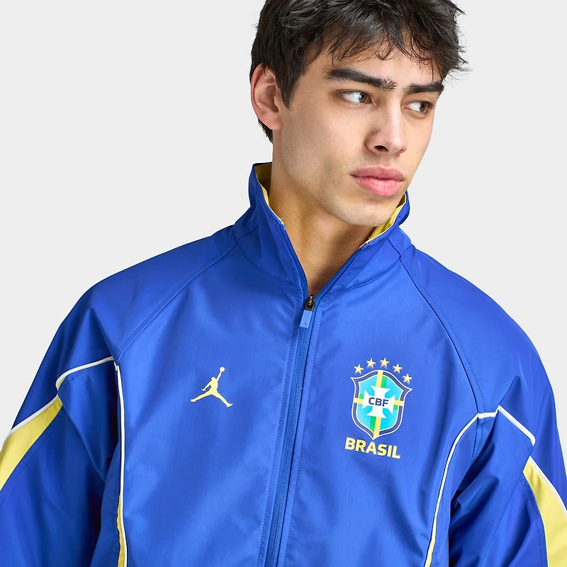 Jordan MJ Anthem Jacket P6 Old Royal / Yellow Pulse - White