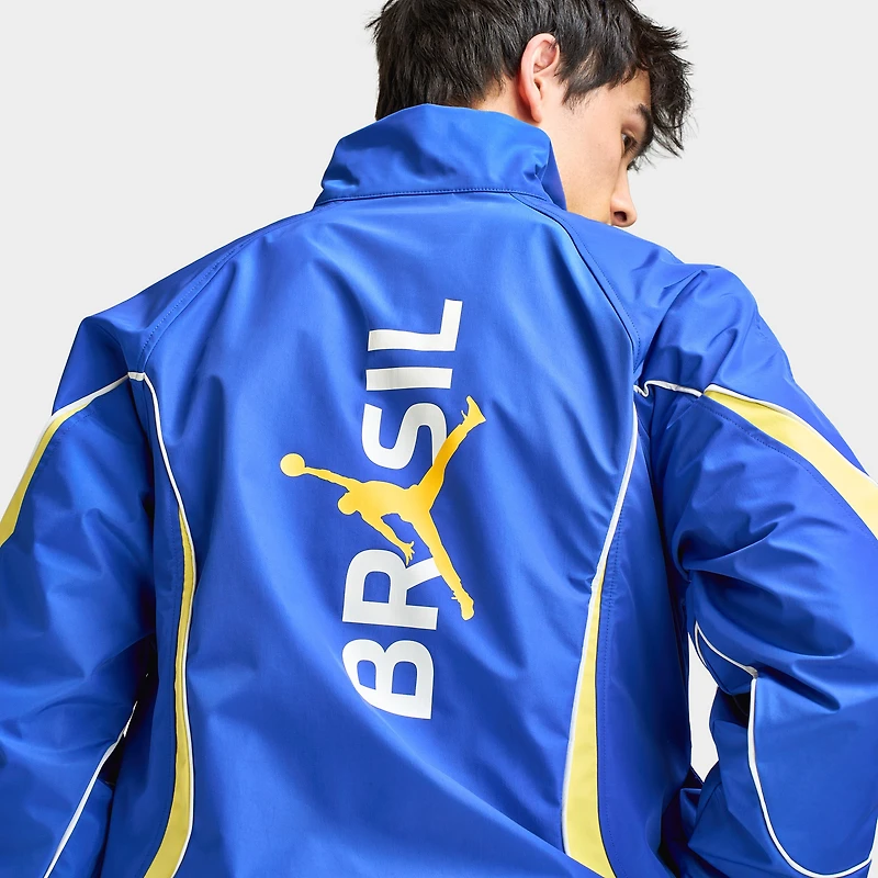 Jordan MJ Anthem Jacket P6 Old Royal / Yellow Pulse - White