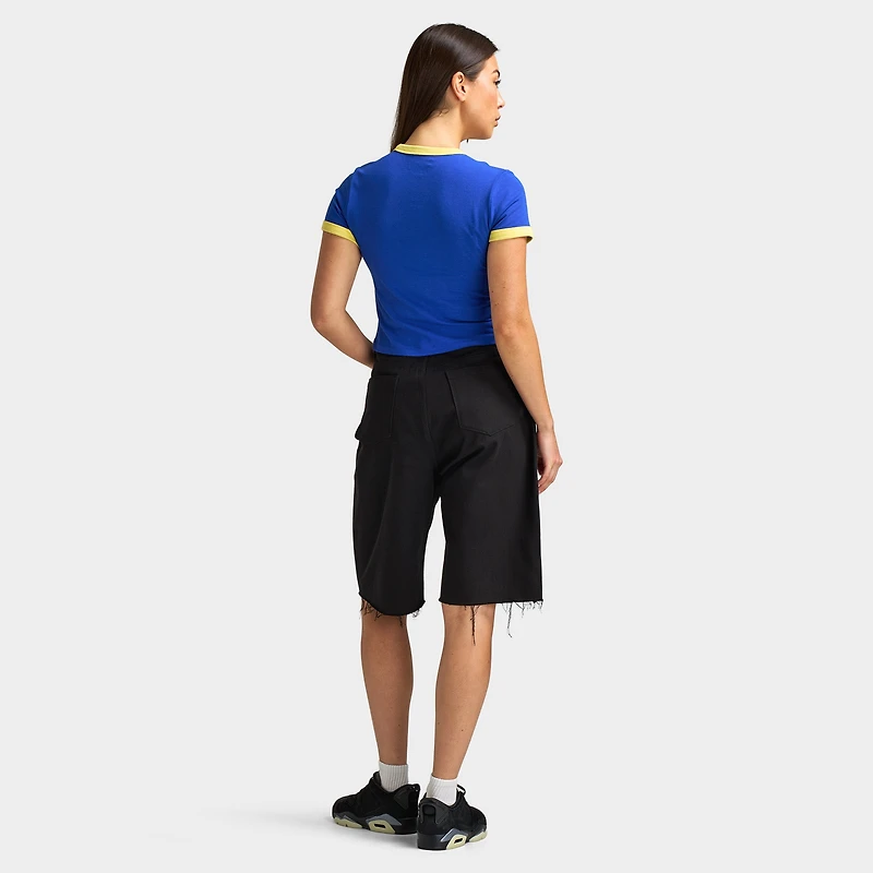 Jordan Women's Retro Girlfriend Crew P6 Old Royal / Yellow Pulse