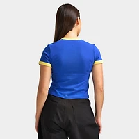 Jordan Women's Retro Girlfriend Crew P6 Old Royal / Yellow Pulse