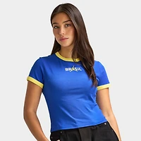 Jordan Women's Retro Girlfriend Crew P6 Old Royal / Yellow Pulse