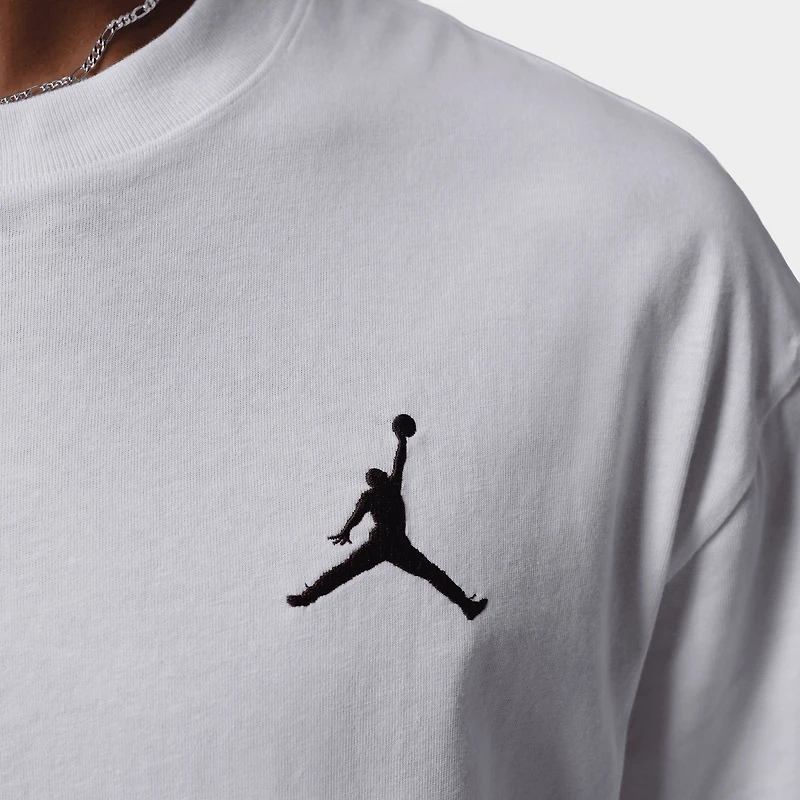 Jordan Embroidered Jumpman Tee / White