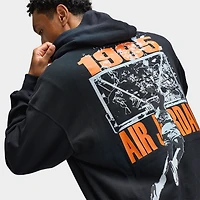 Jordan Brooklyn Men's Oversized Pullover Hoodie Black / Starfish