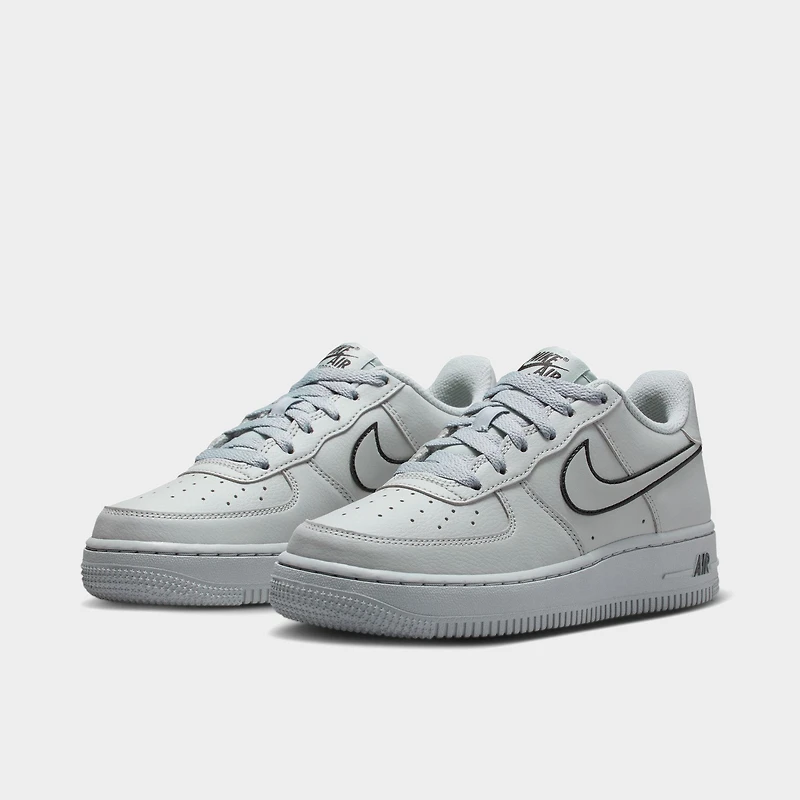 Nike Air Force 1 GS Light Smoke Grey / Black