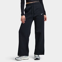 Nike Sportswear Phoenix Pantalon Polaire Taille Haute & Large Noir/Voile