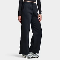 Nike Sportswear Phoenix Pantalon Polaire Taille Haute & Large Noir/Voile