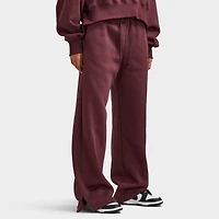 Nike Sportswear Women's Phoenix Fleece High-Waisted Pants Burgundy Crush / Sail