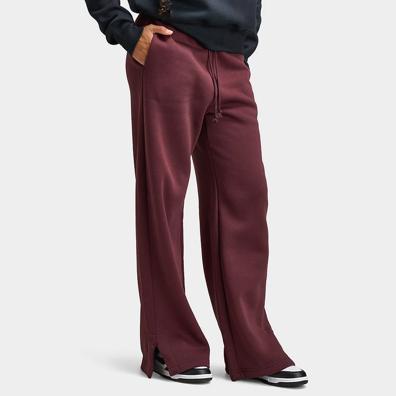 Nike Sportswear Women's Phoenix Fleece High-Waisted Pants Burgundy Crush / Sail