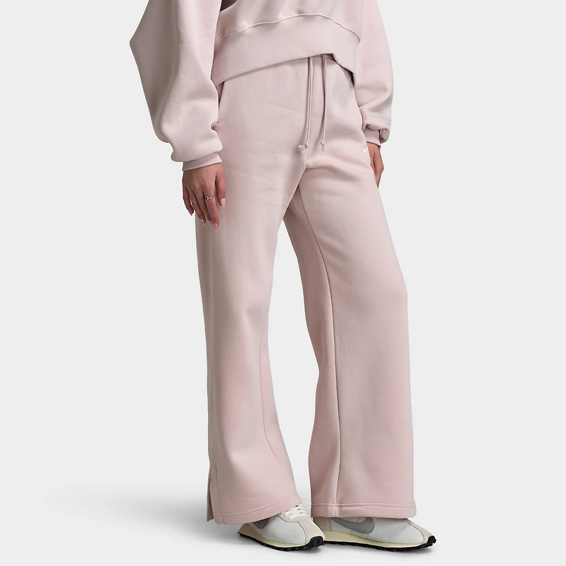 Nike Sportswear Femmes Phoenix Fleece Pantalon Taille Haute / Rouge limon
