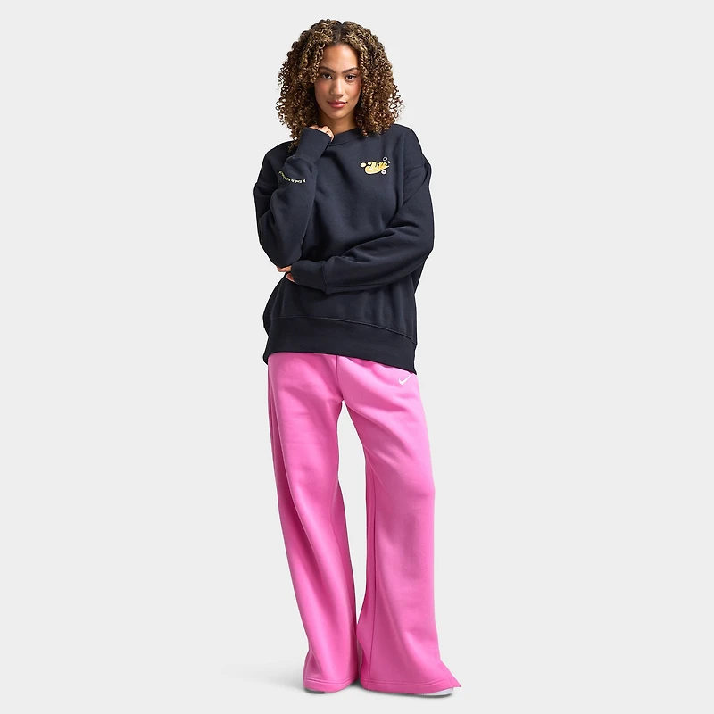 Nike Sportswear Women's Phoenix Fleece High-Waisted Pants Playful Pink / Sail