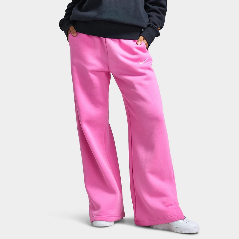 Nike Sportswear Women's Phoenix Fleece High-Waisted Pants Playful Pink / Sail