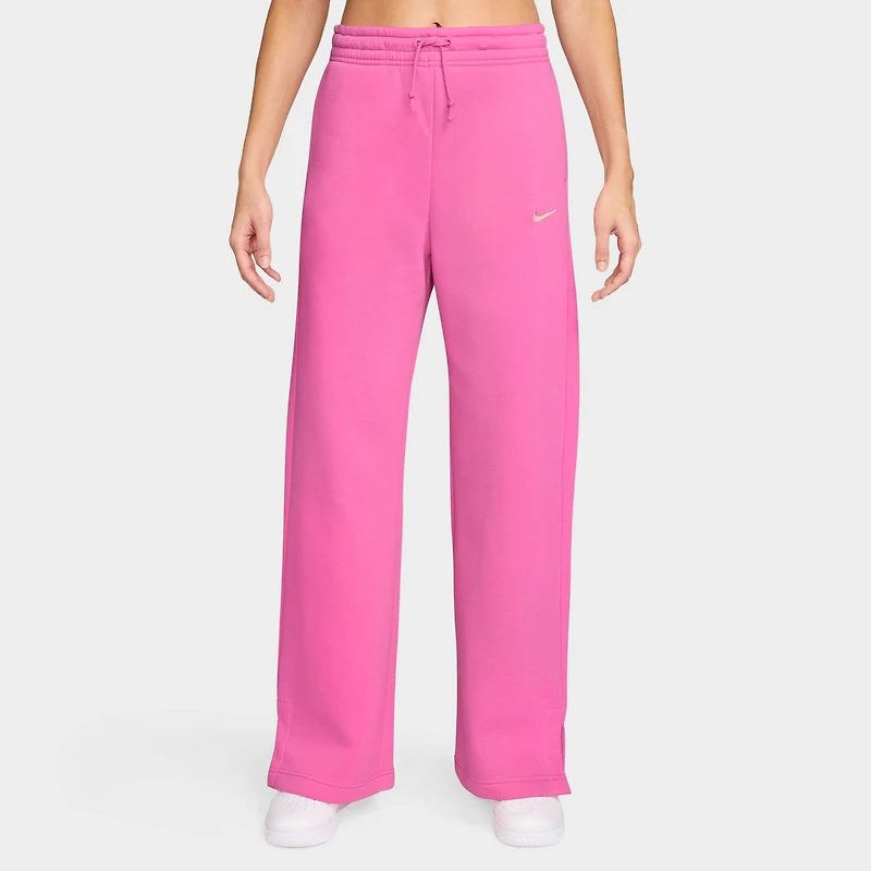 Nike Sportswear Women's Phoenix Fleece High-Waisted Pants Playful Pink / Sail
