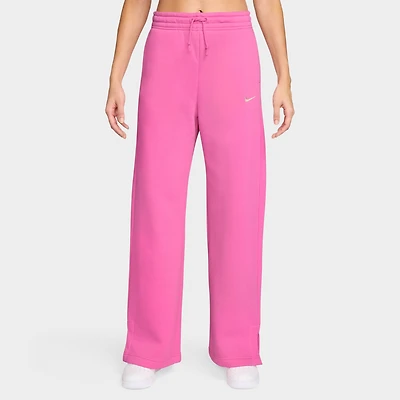 Nike Sportswear Women's Phoenix Fleece High-Waisted Pants Playful Pink / Sail
