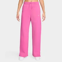 Nike Sportswear Women's Phoenix Fleece High-Waisted Pants Playful Pink / Sail