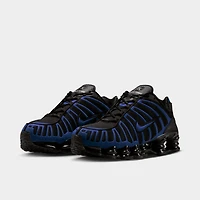Nike Shox TL Noir / Bleu Cour - Argent Métallique