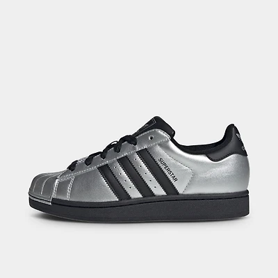 adidas Femmes Superstar II Argent Métallique / Noir