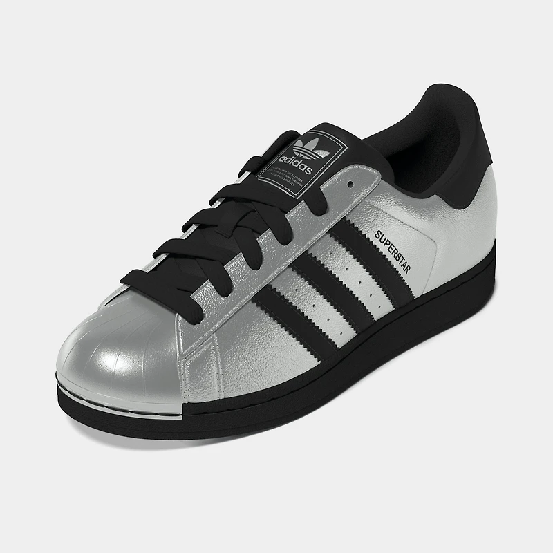 adidas Femmes Superstar II Argent Métallique / Noir