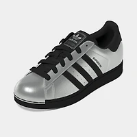 adidas Femmes Superstar II Argent Métallique / Noir