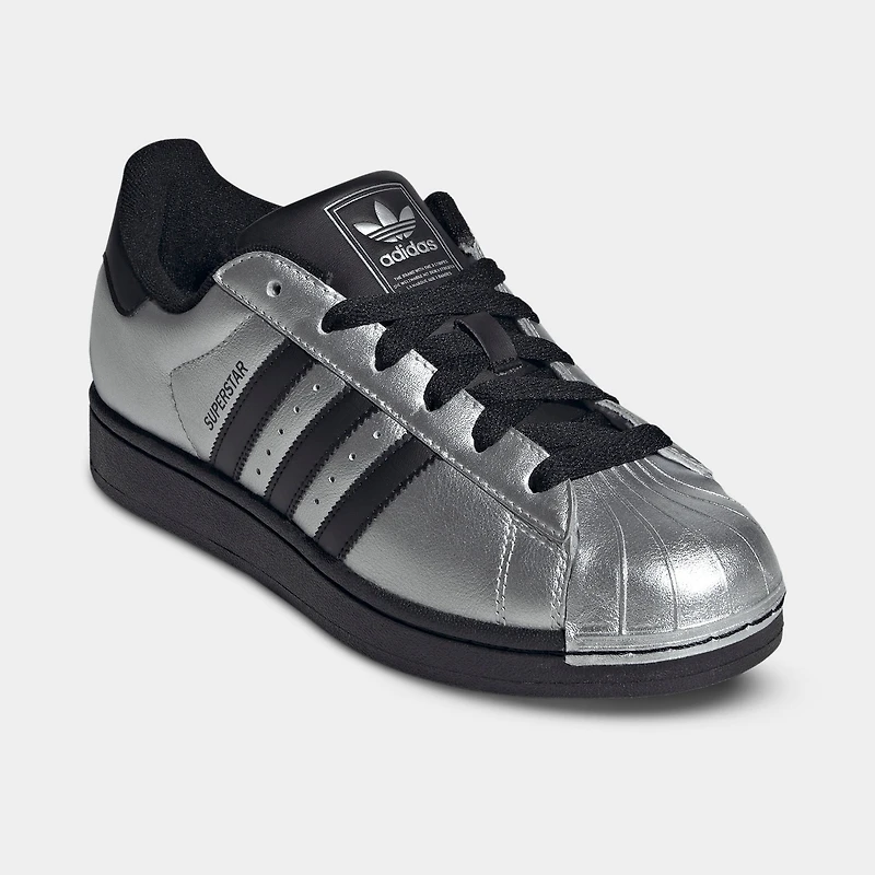 adidas Femmes Superstar II Argent Métallique / Noir