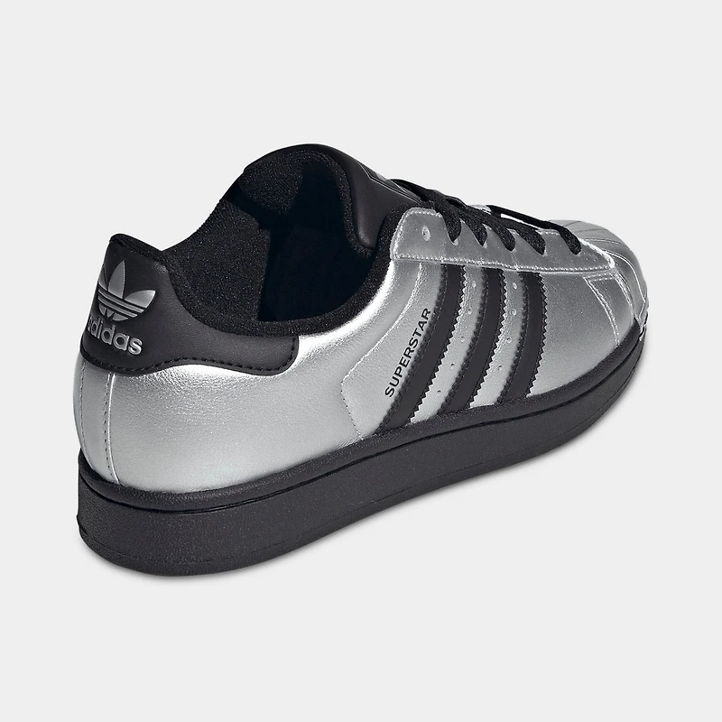 adidas Femmes Superstar II Argent Métallique / Noir