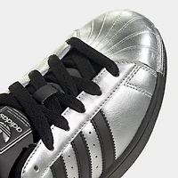 adidas Women's Superstar II Silver Metallic / Black