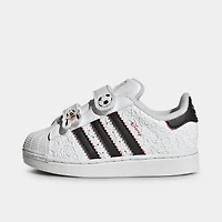 adidas Infants' Superstar II White / Black - Red