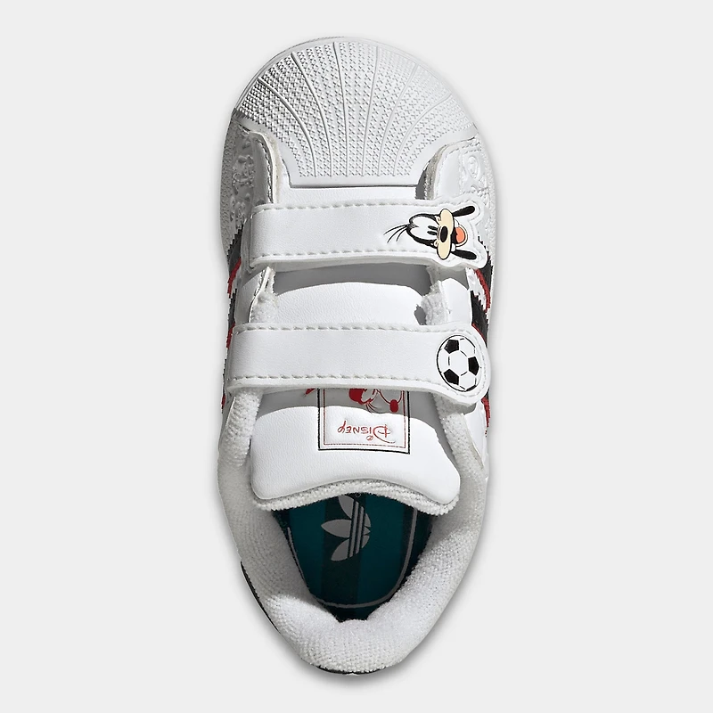 adidas Nourrisson Superstar II Blanc / Noir - Rouge