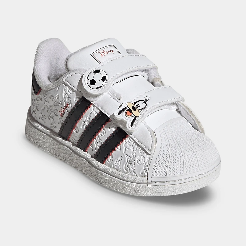 adidas Nourrisson Superstar II Blanc / Noir - Rouge