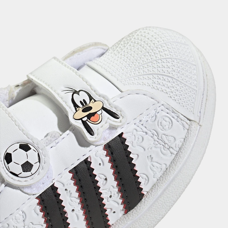 adidas Infants' Superstar II White / Black - Red