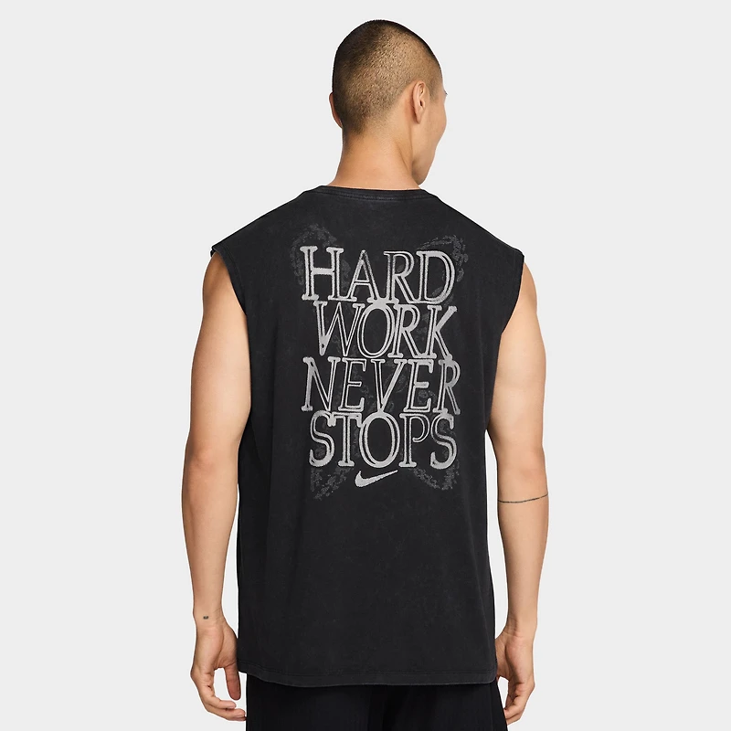 Nike Train Hard Work Graphic Tee / Black