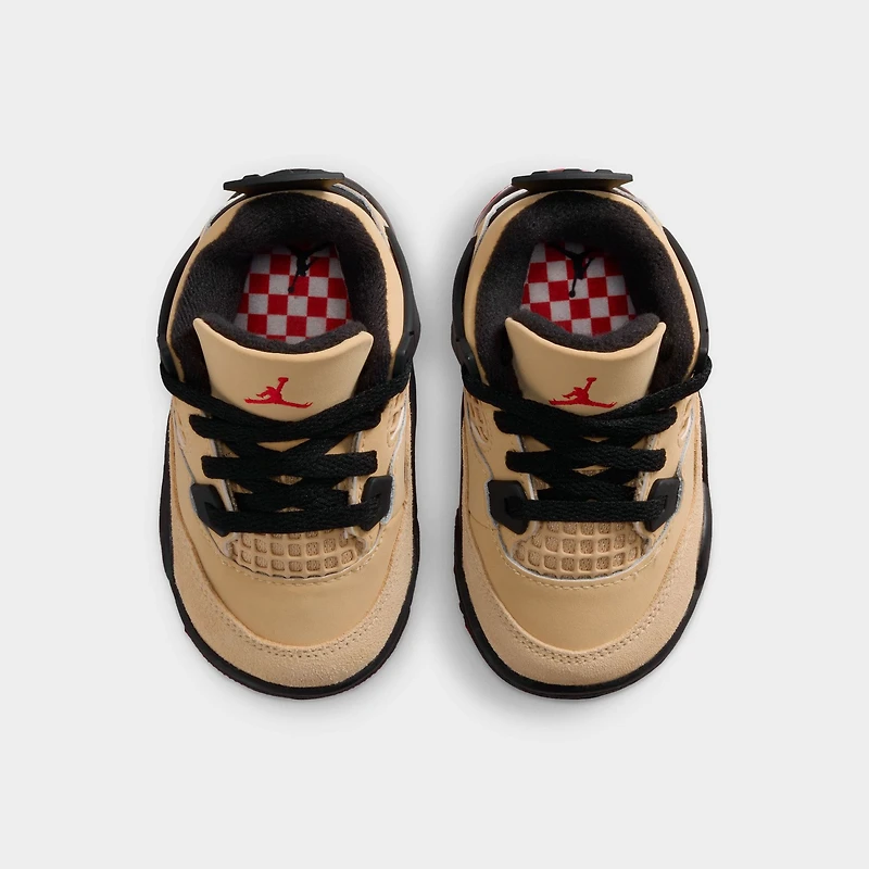 Jordan 4 Retro TD Fire Red / Starfish - Sesame