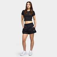 Nike Sportswear Women's Mid Rise 4" Shorts / Black White