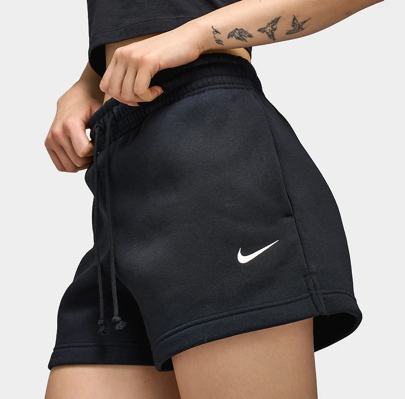 Nike Sportswear Women's Mid Rise 4" Shorts / Black White