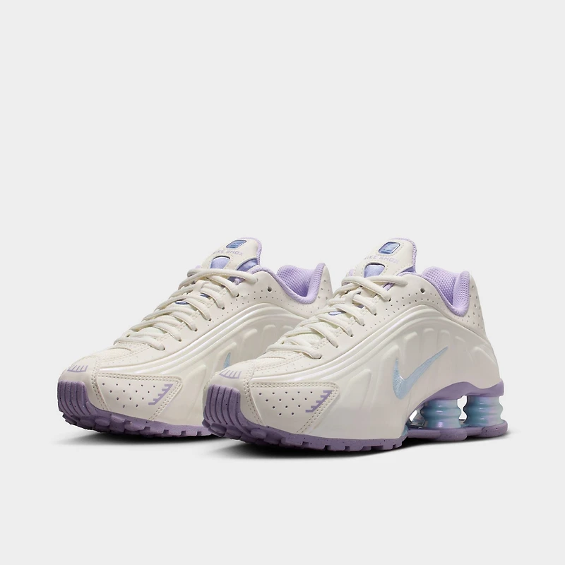 Nike Shox R4 NA13 GS Soft Pearl / Celestine Blue - Hydrangeas