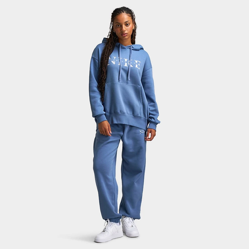 Nike Sportswear Women's Phoenix Fleece High-Waisted Pants Slate / White