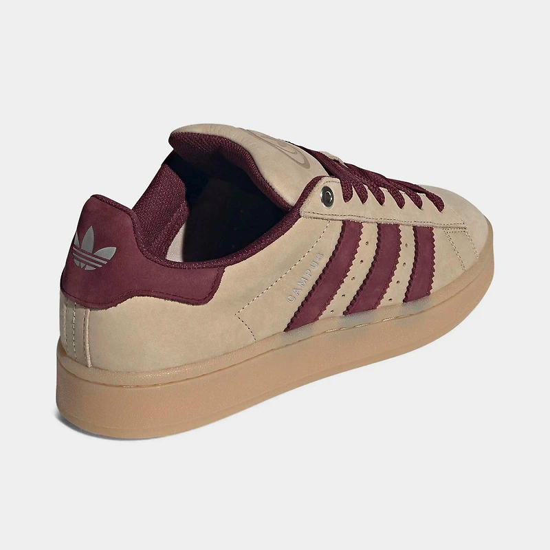 adidas Campus Stone Kaki / Maroon - Gomme