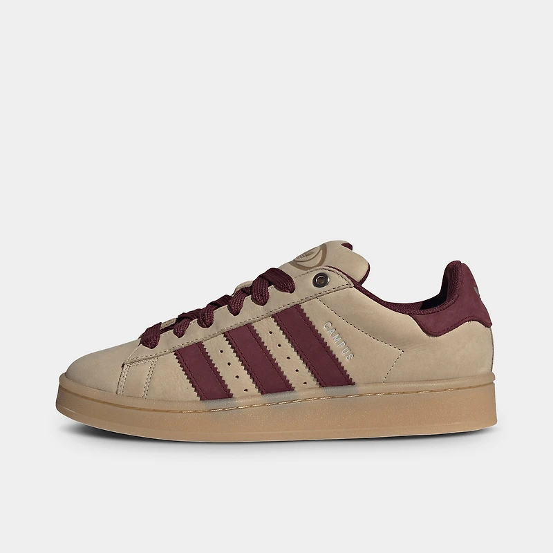 adidas Campus Stone Kaki / Maroon - Gomme