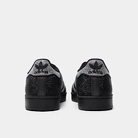 adidas Femmes Superstar II Noir / Argent métallique
