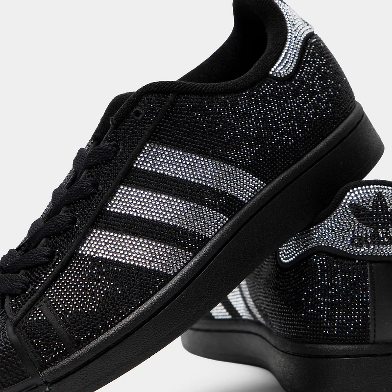 adidas Women's Superstar II Black / Silver Metallic