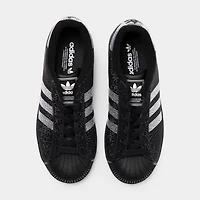 adidas Femmes Superstar II Noir / Argent métallique