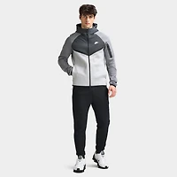 Nike Mix Tech Fleece Hoodie Smoke Grey/ Anthracite/ Pink