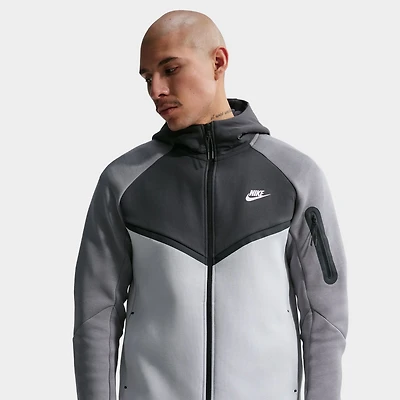 Nike Mix Tech Fleece Hoodie Smoke Grey / Anthracite Pink