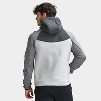 Nike Mix Tech Fleece Hoodie Smoke Grey/ Anthracite/ Pink