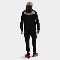 Nike Sportswear Tech Fleece Joggers Black / Smoke Grey - Bright Crimson