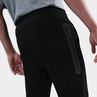 Nike Sportswear Tech Fleece Joggers Black / Smoke Grey - Bright Crimson