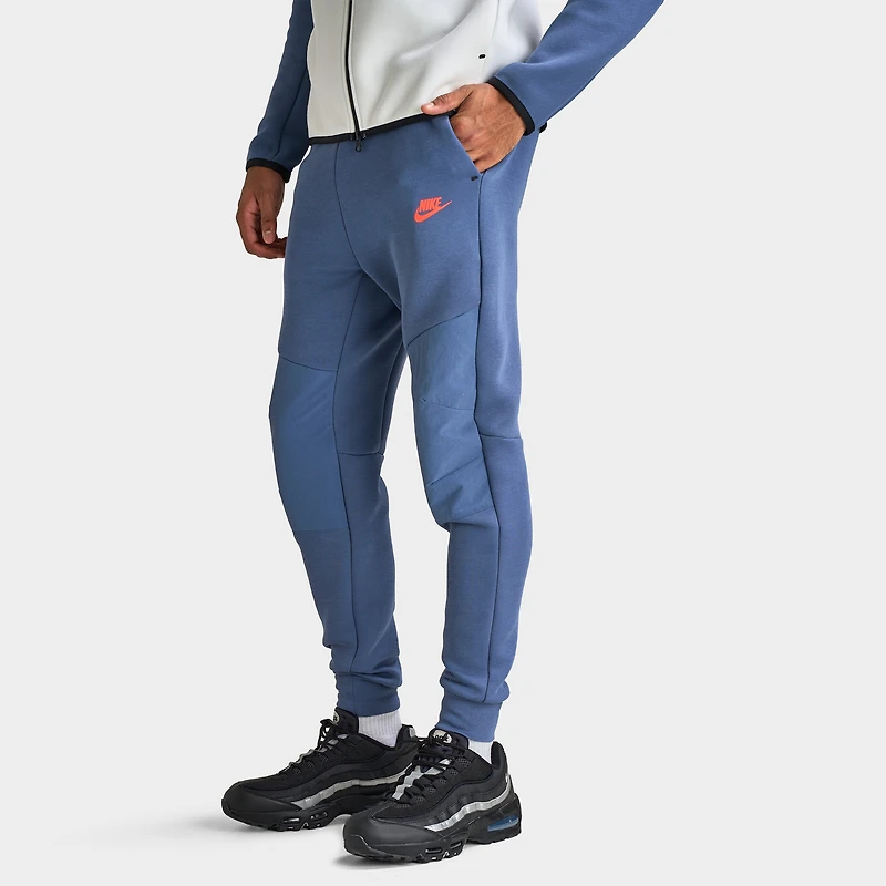 Nike Tech Fleece Joggers Diffused Blue / Bright Crimson